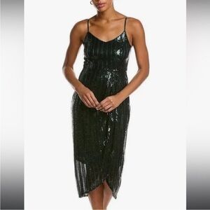 Nanette Lepore Emerald Sequin Dress Size 10